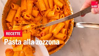 Pasta alla zozzona  Les recettes de FrançoisRégis Gaudry [upl. by Mik]