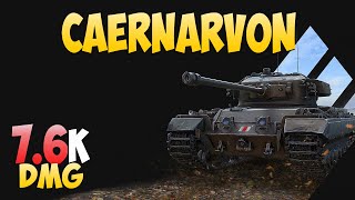 Caernarvon  6 Kills 76K DMG  Three marks  World Of Tanks [upl. by Ragg702]