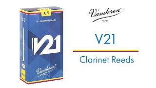 V21 Clarinet Reeds  Vandoren [upl. by Leanor]