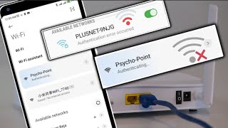 How To Fix WIFI Authentication Error Problem on Android  WIFI keep authenticating [upl. by Torrie27]
