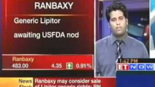 Ranbaxy may consider sale of Lipitor generic rights [upl. by Ahswat]