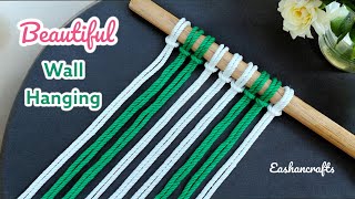 Easy Macrame  How to make a Wall Hanging  DIY  Macrame Wall Hanging Pattern [upl. by Notnil477]