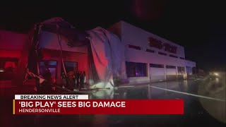 Big Play in Hendersonville TN damaged during tornado outbreak [upl. by Derwon]