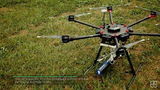 Metal detection with drone equipped with magnetometer [upl. by Eatnuahs799]