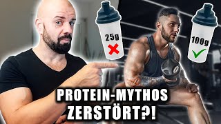 Studie zerstört ProteinMythos Je mehr Eiweiß pro Mahlzeit desto besser  Dr Malte Puchert [upl. by Annawad]