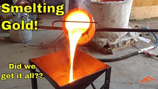 Smelting and Refining Gold From Tailings [upl. by Rotkiv701]