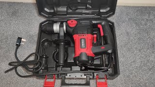 Meterk Rotary Hammer Drill Z1CDS32LT Unboxing [upl. by Ollayos]