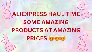 ALIEXPRESS NAIL ART HAUL  SOME AMAZING GOODIES 😍😍 [upl. by Sirred]