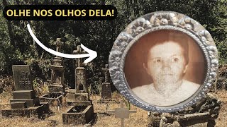 IGNEZ FALECEU COM 66 ANOS 👉🏻REPARE NOS OLHOS DELA cemiterios fotografia artetumular misterios [upl. by Neelyam]