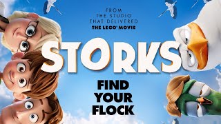 Storks 2016 Animated Film  Andy Samberg Kelsey Grammer Jennifer Aniston  Review [upl. by Charley]