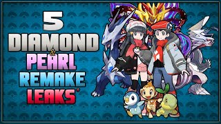 5 New Pokémon Diamond and Pearl Remake Leaks [upl. by Gaynor]