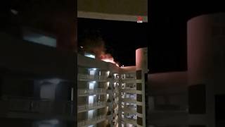 Helicopter crashes into hotel roof in Australia [upl. by Subir]