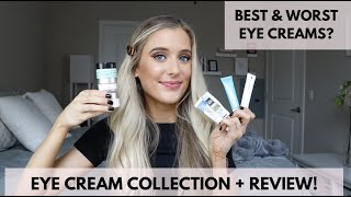 Eye Cream Collection Review  Comparison  Cetaphil Cerave Neutrogena Versed ROC [upl. by Peta]