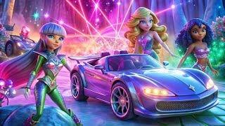 Barbie Car Racing Showdown Who Will Win the Ultimate Friendship Race [upl. by Terena]