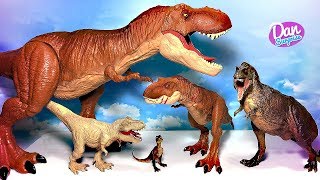 40 AWESOME TREX JURASSIC WORLD DINOSAURS LEGO PLAYMOBIL TREX COLLECTION [upl. by Uis]