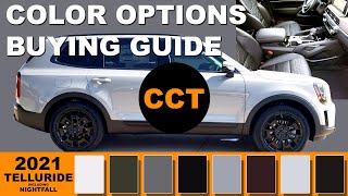 2021 Kia Telluride  Color Options Buying Guide with Nightfall [upl. by Rubi274]