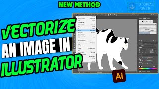 How to vectorize an image in illustrator 2024 Quick amp Easy [upl. by Thgiwd]