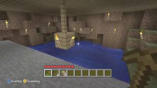 Minecraft Tutorials Secret Rooms In Castle  Xbox360 Edition [upl. by Nodyarg75]