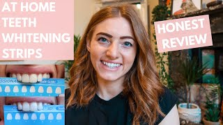 Teeth Whitening At Home Review  Whites Beaconsfield Teeth Whitening Strips vs Teeth Whitening Gel [upl. by Condon]