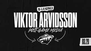 Forward Viktor Arvidsson  032024 LA Kings Win over Minnesota Wild  Postgame Media [upl. by Oakleil]