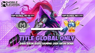 Namatin Mobile Legends sampai Top Global 1 Hero tapi Alpha Only [upl. by Yespmed268]