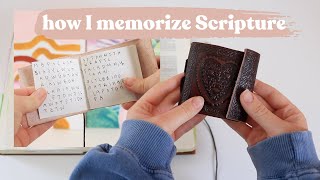 HOW I MEMORIZE SCRIPTURE  memorize whole books [upl. by Jamilla]