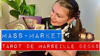 MassMarket Tarot de Marseille Decks I recommend for Beginners and Seasoned Readers [upl. by Gerardo]