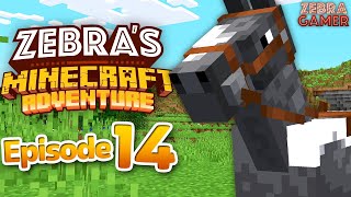 Zebras Minecraft Adventure Part 14  Taming a Horse [upl. by Jacky591]