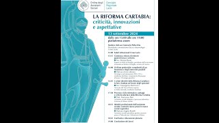 La riforma Cartabia criticità innovazioni e aspettative [upl. by Anrol]