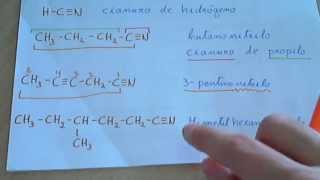 Formulación orgánica Nitrilos [upl. by Etakyram]