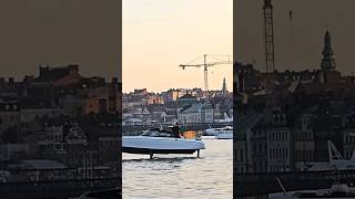 WTF Hovering boat in Stockholm Sweden Candela [upl. by Henderson]