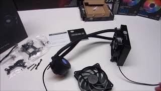 UNBOXING Watercooling CoolerMaster MASTERLIQUID LITE 120  Colocación en AM4 Socket en Español [upl. by Jeu516]