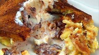 Brioche bread and butter pudding with nutella [upl. by Adele]