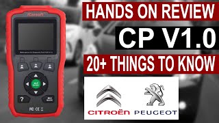 CP v10  EVERYTHING You need to know  Full Demo amp Review iCarsoft Citroen amp Peugeot [upl. by Searle]