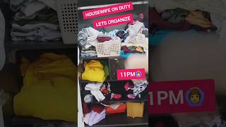 cloth organize night routine ytshorts clothorganiser wadrobecleaning shorts [upl. by Anirak577]