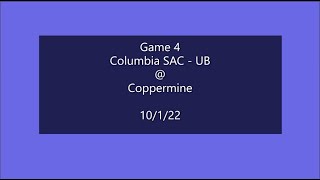 SOCCER GAME  COPPERMINE vs SAC  10122  SPORTS GOALS [upl. by Nerrual192]