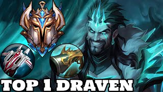 Wild Rift Draven  Top 1 Draven Gameplay Rank Challenger [upl. by Mozart65]