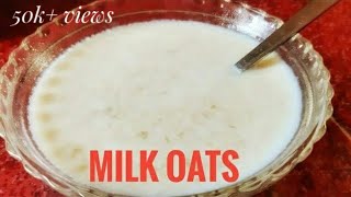 Healthy breakfast recipes indian  oats recipe in Tamil  milk oats Zeenaths world [upl. by Cletis261]