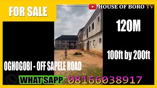 PROPERTY FOR SALE AT OGHOGOBI OFF SAPELE ROAD IN BENIN CITY EDO STATE NIGERIA [upl. by Kurzawa]