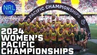 2024 NRLW Pacific Championship medal presentation Australia v New Zealand  NRL on Nine [upl. by Devina306]