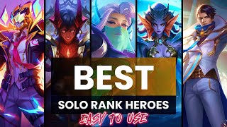 Best Easy to Use Heroes in Solo Rank Mobile Legends [upl. by Lynette]