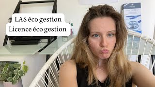 Licence éco gestion  LAS éco gestion  quest ce que cest Mon expérience [upl. by Arised]