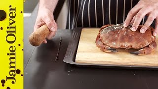 How To Prep Crab  Jamies Comfort Food  Pete Begg [upl. by Seek]