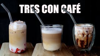 3 bebidas frías con café [upl. by Awuhsoj]