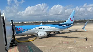 TRIP REPORT  TUI AIRWAYS  737800  PALMA DE MALLORCANEWCASTLE  ECONOMY  HD [upl. by Zosi]