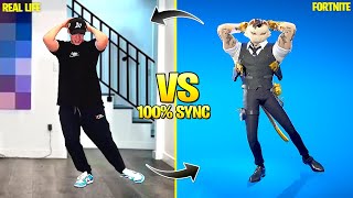 FORTNITE DANCES IN REAL LIFE Million Dollar Baby Riches Desirable Tiktok and Icon Series Dances [upl. by Leverick738]