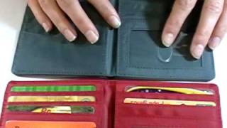 Big Skinny Thin World Wallet with Zipper Pocket Wallet Product Video [upl. by Adalheid318]