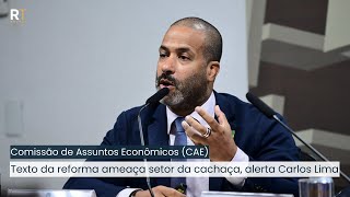 Texto da reforma ameaça setor da cachaça alerta Carlos Lima [upl. by Aubrie324]