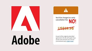 How to Avoid Adobe’s Cancellation Fee StepbyStep Guide [upl. by Landan]