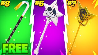 7 BEST Pickaxes for 0 Input Delay in Fortnite Chapter 3 Season 4 SECRET Pickaxe [upl. by Ecargyram]